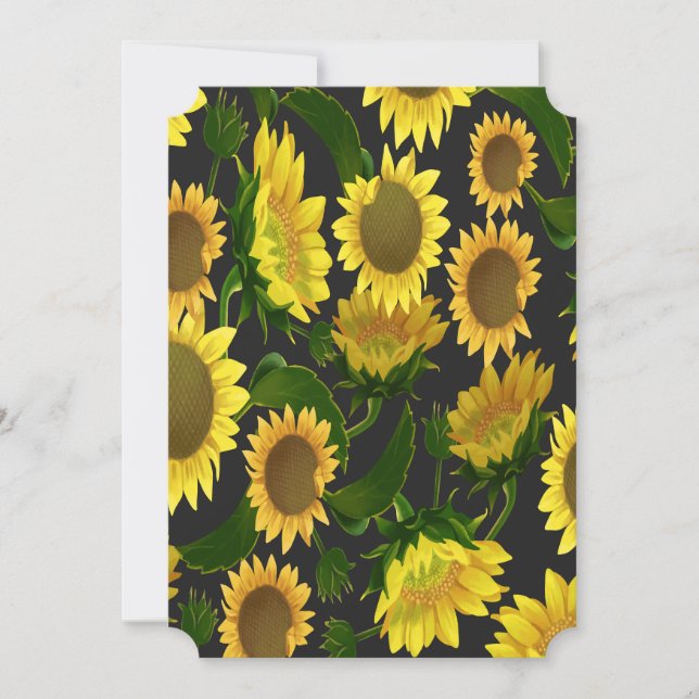 Sunflower Thank You Card (Front)