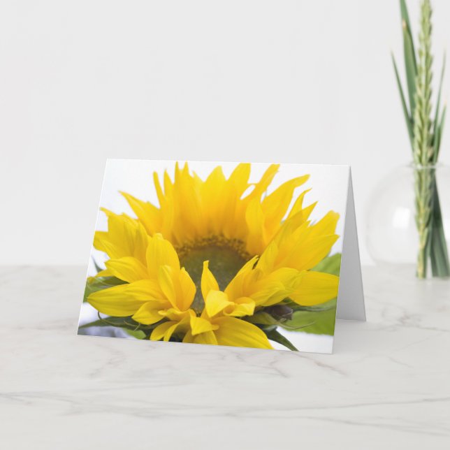 Sunflower ... thank you card (Front)