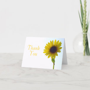 Sunflower Thank You Card