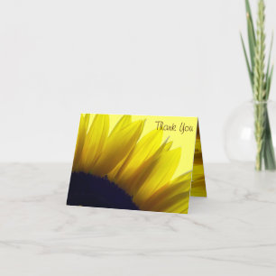 Sunflower Thank You Cards (Message Inside)