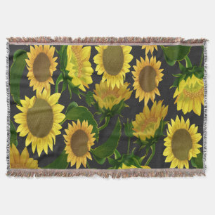 Sunflower Throw Blanket