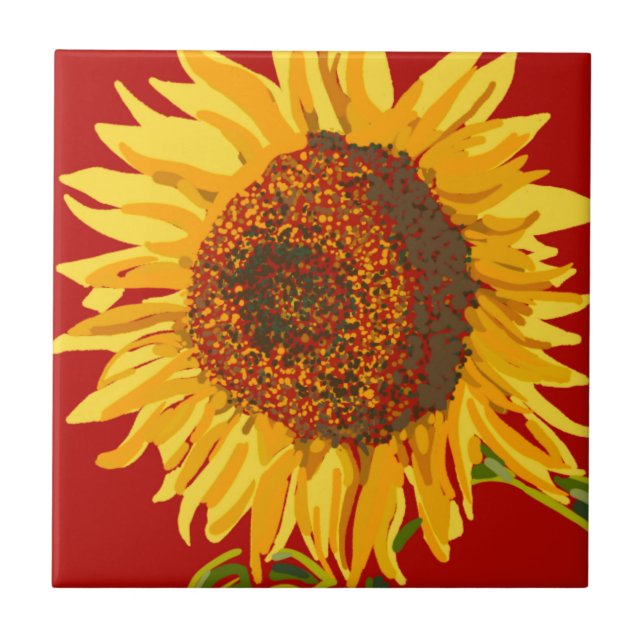 Sunflower Tile (Front)