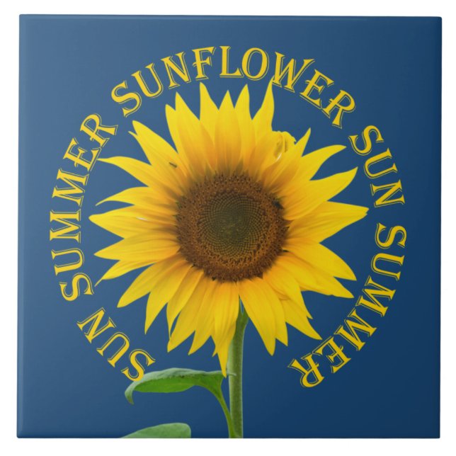 Sunflower Tile (Front)