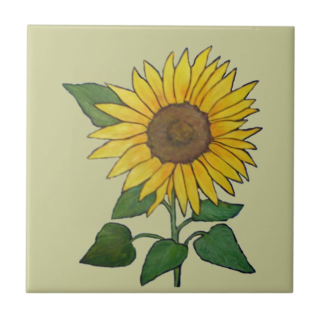 Sunflower tile (Front)