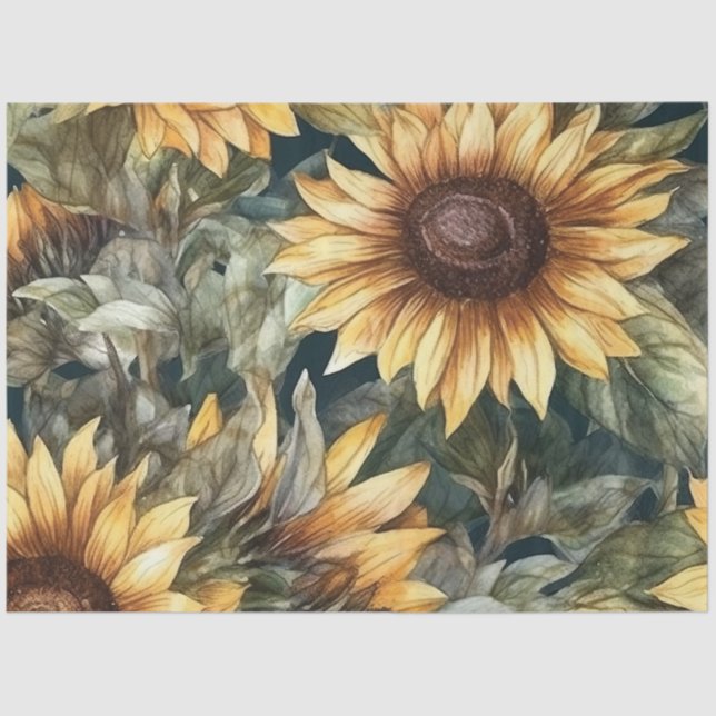 Sunflower Tissue Paper (Front)