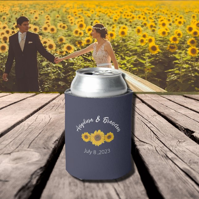 sunflower trio for weddings no3 can cooler (Creator Uploaded)