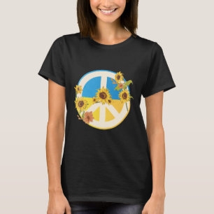Sunflower Ukrainian Flag I Stand With Ukraine Ukra T-Shirt