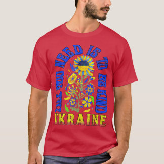 Sunflower Ukrainian Flag shirt I Stand With Ukrain