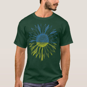 Sunflower Ukrainian Flag Sunflowers Premium T-Shirt