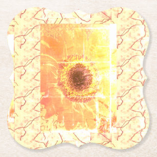 Sunflower Vendredi-2 Paper Coaster