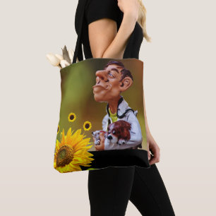 Sunflower Veterarian Tote Bag