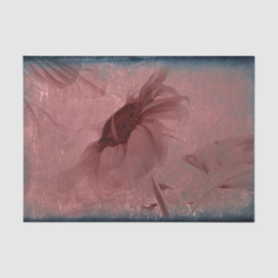 Sunflower Vintage Pink Antique Texture Tissue Paper