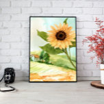 Sunflower Wall Art Canvas<br><div class="desc">Add a touch of modern Scandinavian design to your home with this stunning abstract landscape print.</div>