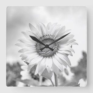 Sunflower Wall Art, Gifts, Clock, Sunflower Gifts Square Wall Clock