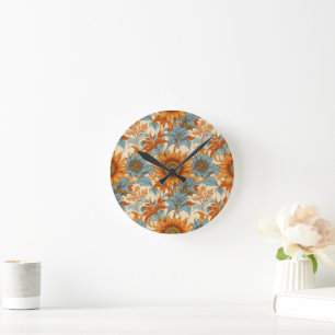 Sunflower Wall Clock