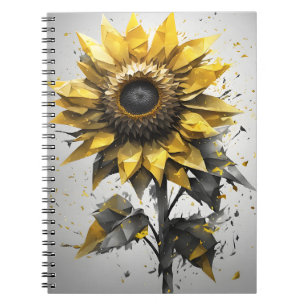 Sunflower - Watercolor flowers Notebook