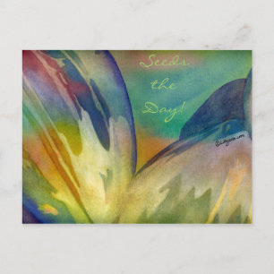 Sunflower Watercolor Postcard