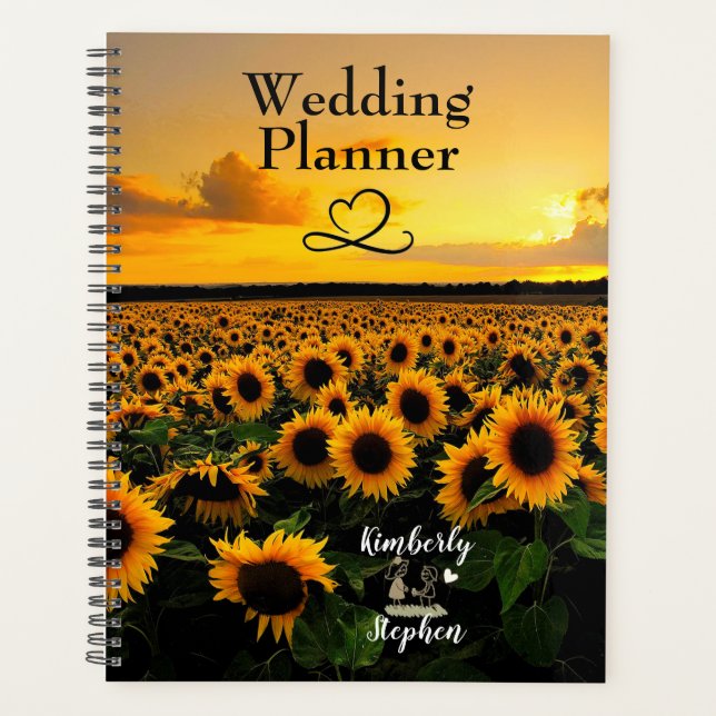 Sunflower Wedding Planner (Front)