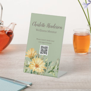 Sunflower Wellness Mentor Pedestal Sign