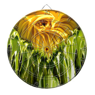 Sunflower Whirl Dartboard