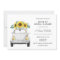 Sunflower White Car Drive By Bridal Shower