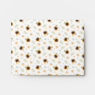 Sunflower White-yellow Envelope