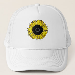 Sunflower, Wildflower, Funny Sunflower Trucker Hat