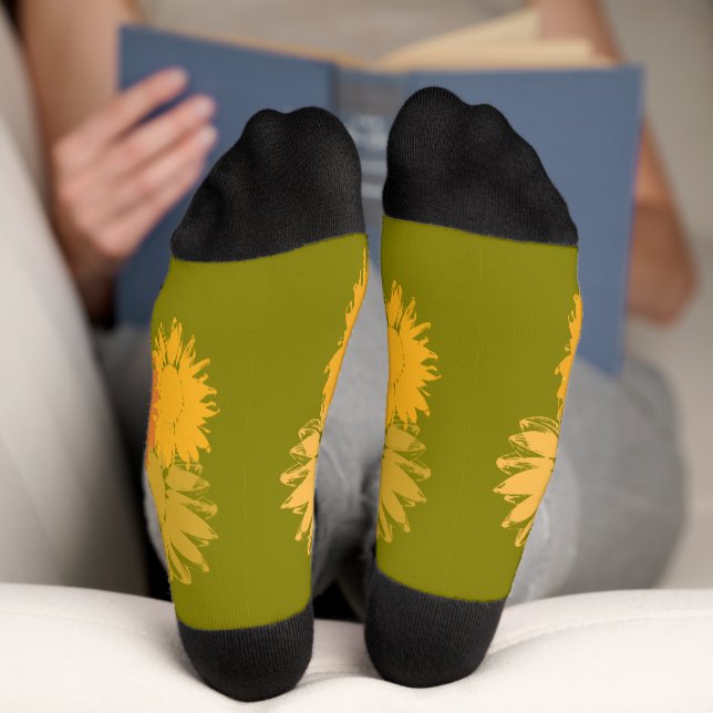 Sunflower Women's Socks (Bottom)
