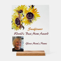 Sunflower World's Best Mum Award