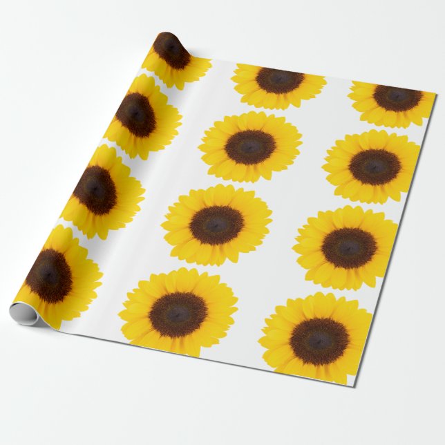 Sunflower wrapping movie paper (Unrolled)