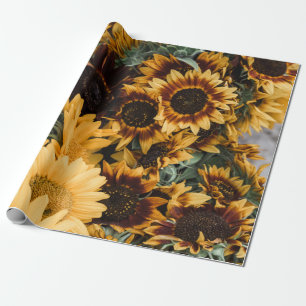 SUNFLOWER WRAPPING PAPER