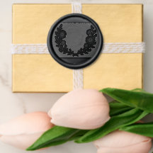 Sunflower Wreath Wax Seal Stamp