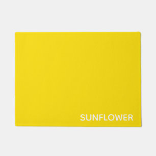 Sunflower Yellow Colour Name Doormat