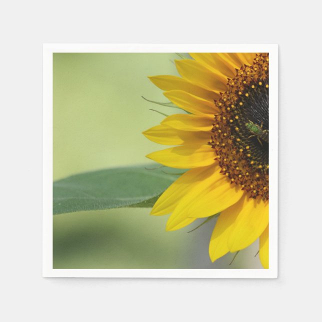 Sunflower yellow napkin (Front)