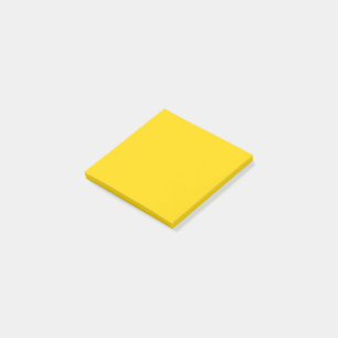 Sunflower Yellow Solid Color Post-it Notes