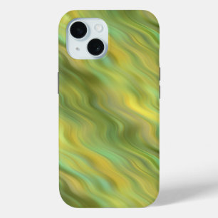 Sunflower Yellow Wavy Texture iPhone 15 Case