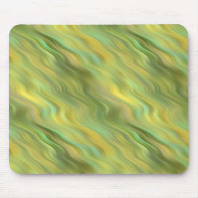 Sunflower Yellow Wavy Texture Mouse Pad (Front)