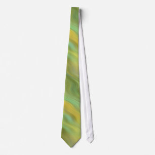 Sunflower Yellow Wavy Texture Tie