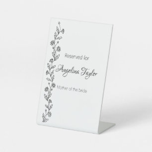 Sunflower yellow Wedding Tabletop Signs