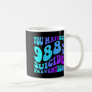 Sunflower You 988 Suicide Prevention Awaren Coffee Mug