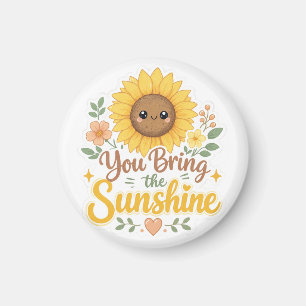 Sunflower : You Bring the Sunshine Magnet