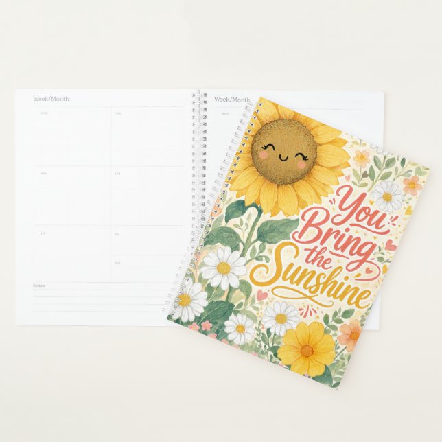 Sunflower : You Bring the Sunshine Planner (Display)