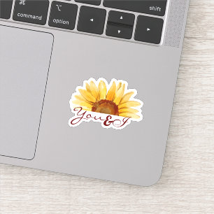 Sunflower ''You & I'' trendy aesthetic 