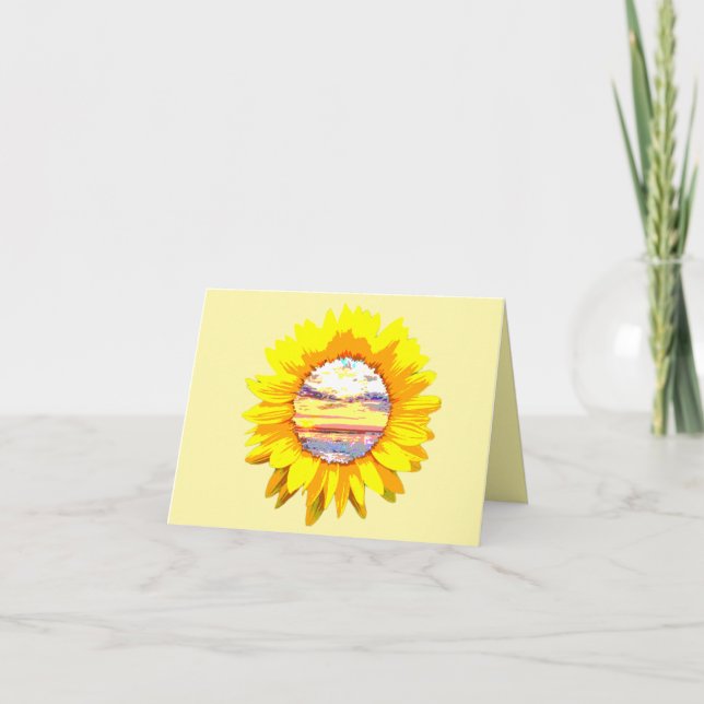 Sunflowerrise Thank You Card (Front)