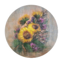 Sunflowers 12" Round