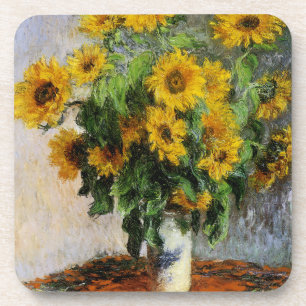 Sunflowers, 1881 by Monet. Coaster