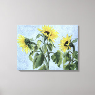 Sunflowers 1996 canvas print