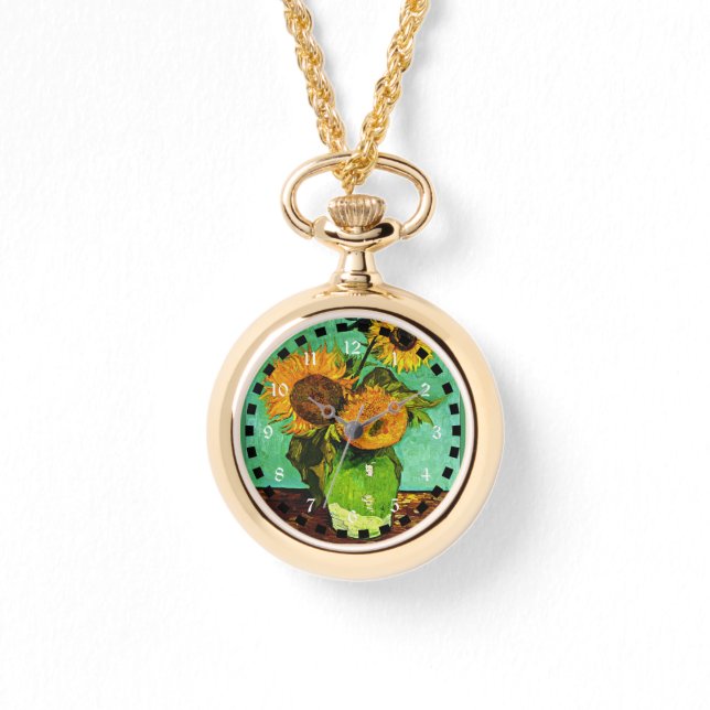 Sunflowers (3), famous painting by van Gogh Watch (Front)
