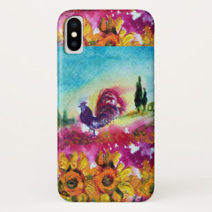 SUNFLOWERS AND BLACK ROOSTER Case-Mate iPhone CASE