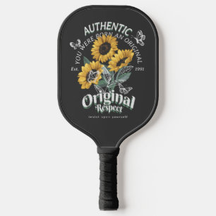 Sunflowers and Butterflies Graphic Pickleball Paddle